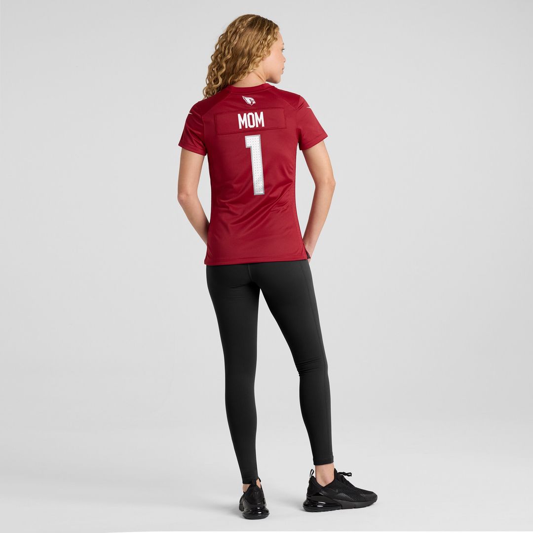 Number 1 Mom Arizona Cardinals Women's Game Jersey - Cardinal