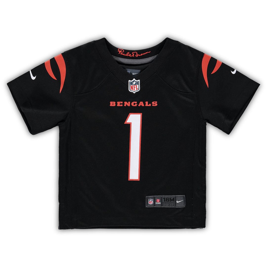 Ja'Marr Chase Cincinnati Bengals Infant Team Player Game Jersey - Black