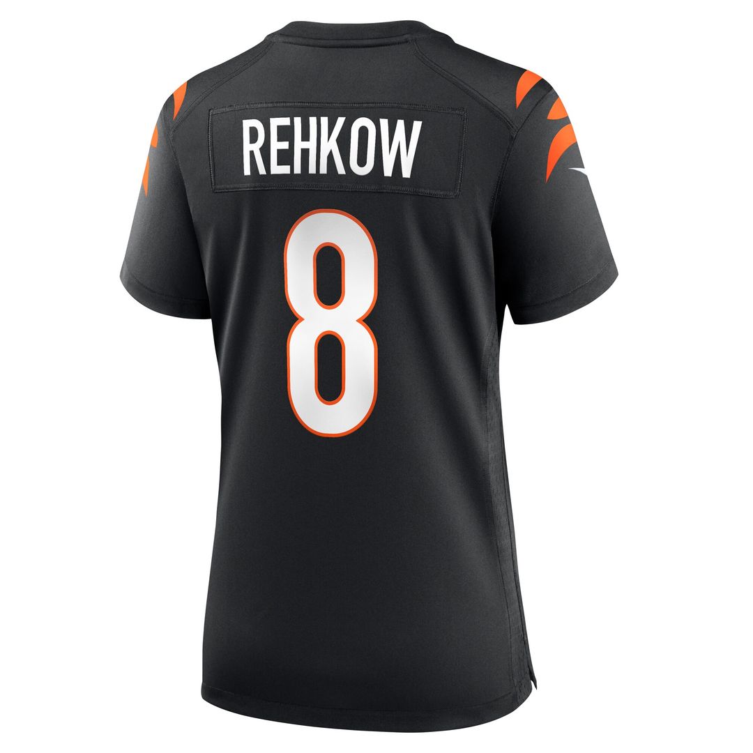 Ryan Rehkow Cincinnati Bengals Women's Game Jersey - Black