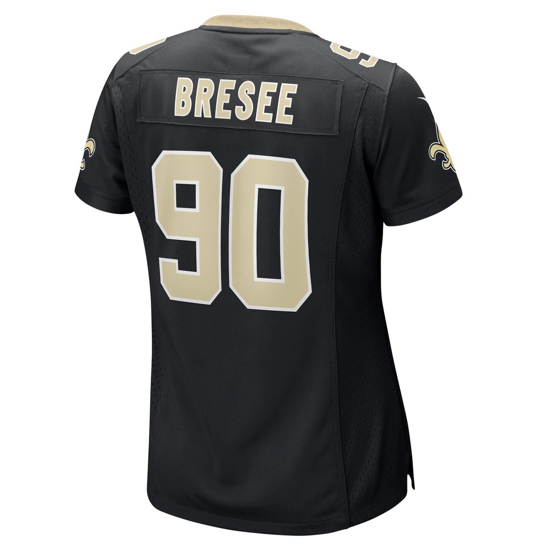 Bryan Bresee New Orleans Saints Women's Game Jersey - Black