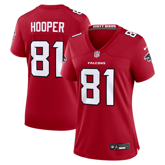 Austin Hooper Atlanta Falcons Women's Team Game Jersey - Red