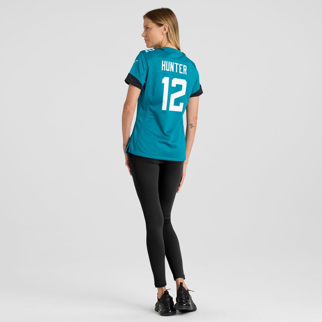 Travis Hunter Jacksonville Jaguars Women's Team Game Jersey - Teal