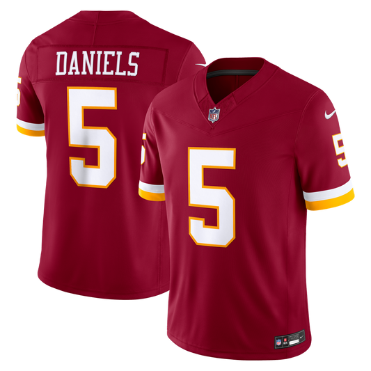 Jayden Daniels Washington Commanders Vapor F.U.S.E. Stitched Limited Jersey - Burgundy