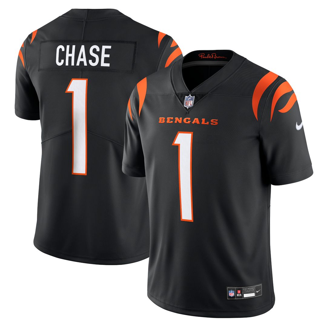 Ja'Marr Chase Cincinnati Bengals Vapor Untouchable Limited Jersey - Black