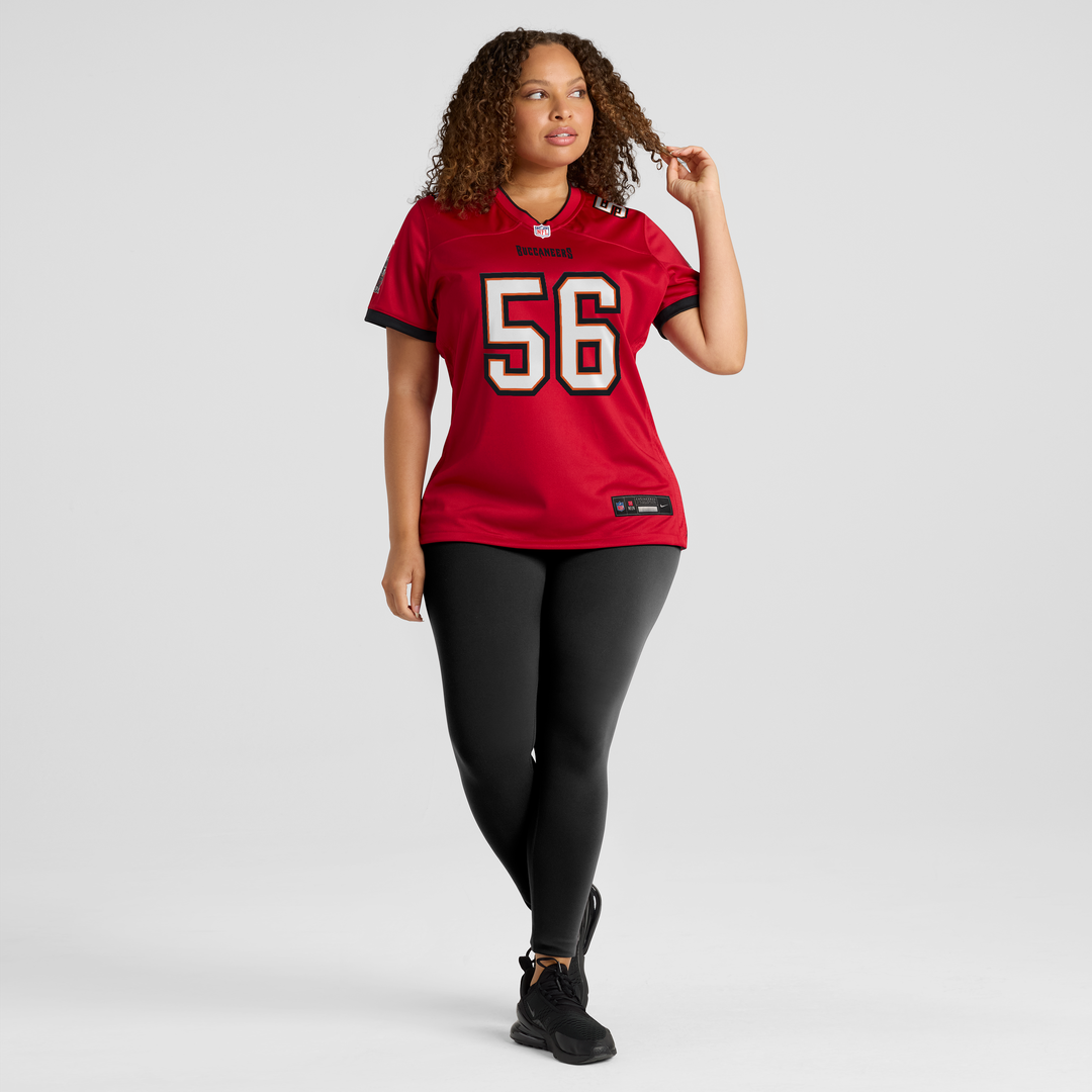 Benton Whitley Tampa Bay Buccaneers Women's Team Game Jersey - Red