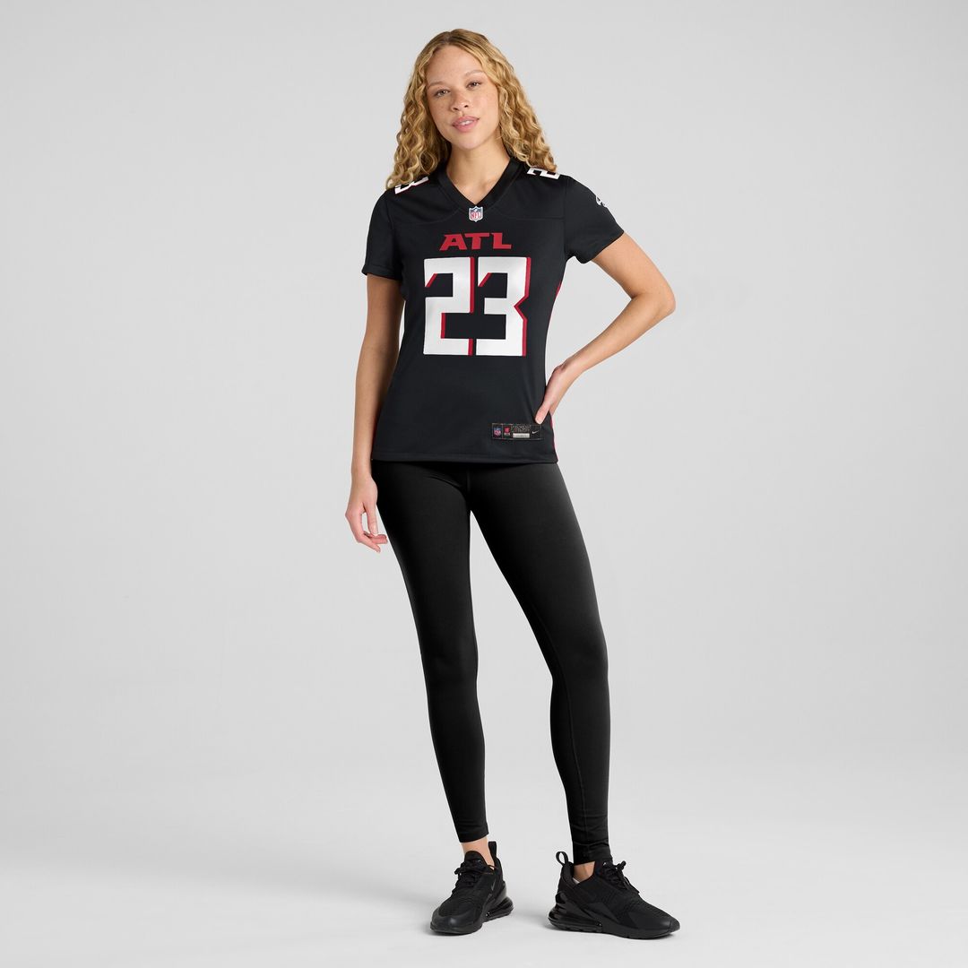 DeMarcco Hellams Atlanta Falcons Women's Game Jersey - Black