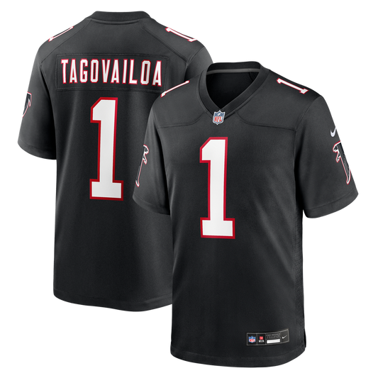 Tua Tagovailoa Atlanta Falcons Alternate Game Jersey - Black