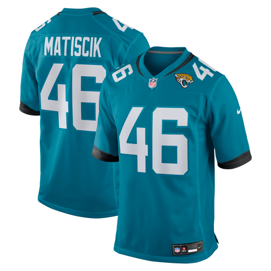 Ross Matiscik Jacksonville Jaguars Game Jersey - Teal