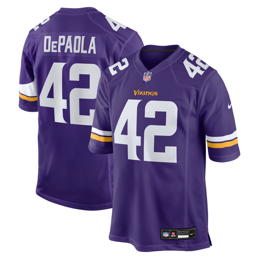 Andrew DePaola Minnesota Vikings Game Jersey - Purple