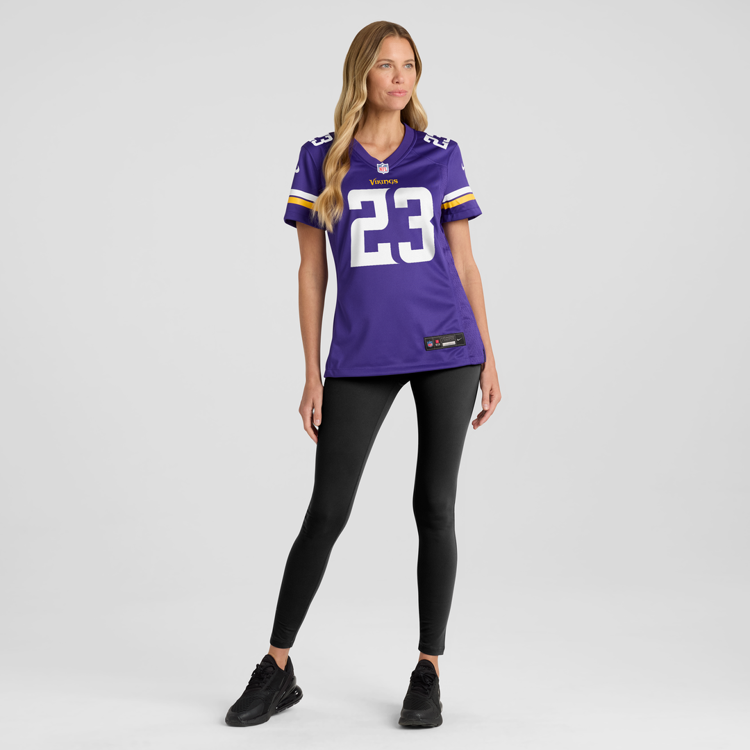 James Pierre Minnesota Vikings Women's Team Game Jersey - Purple
