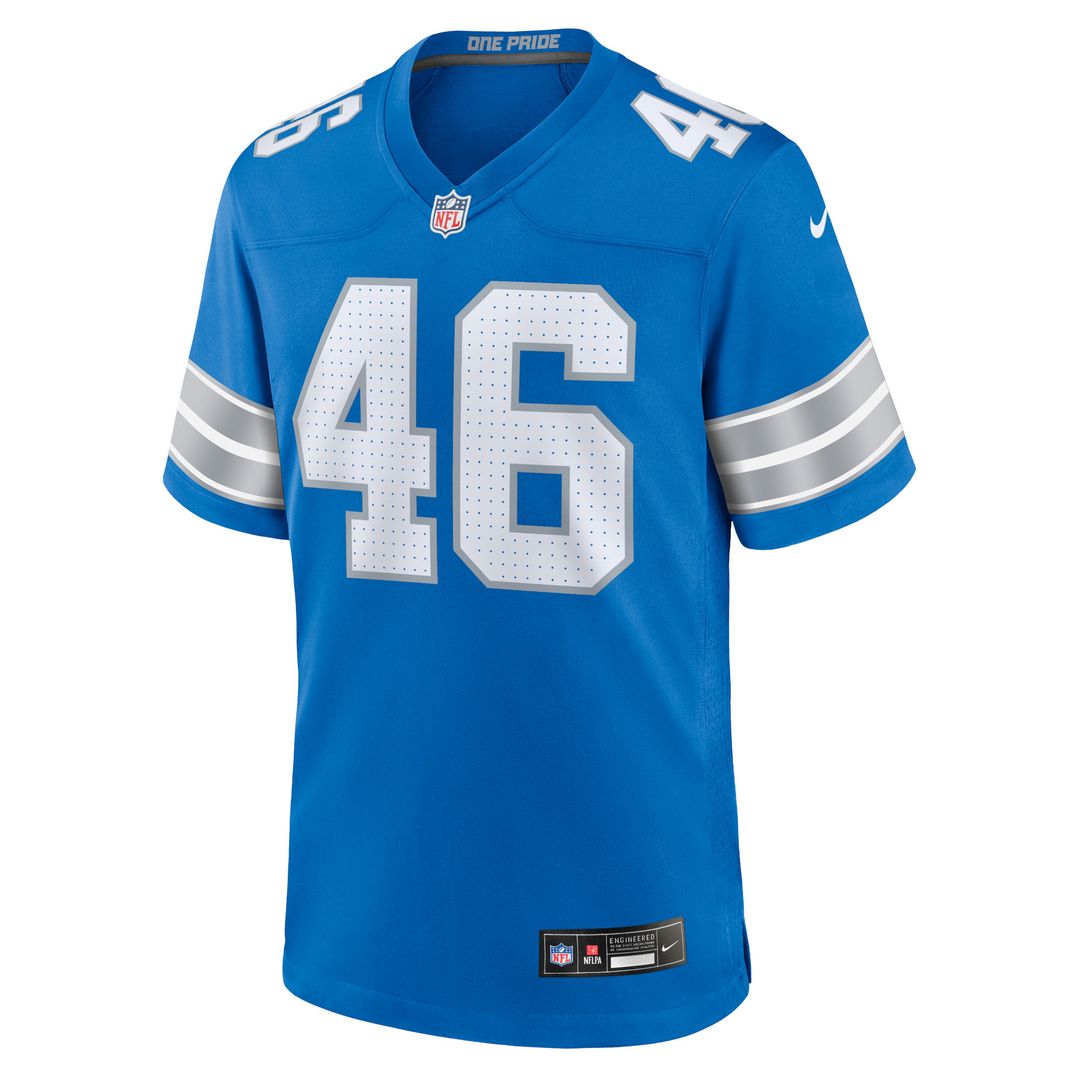 Jack Campbell Detroit Lions White Game Jersey - White