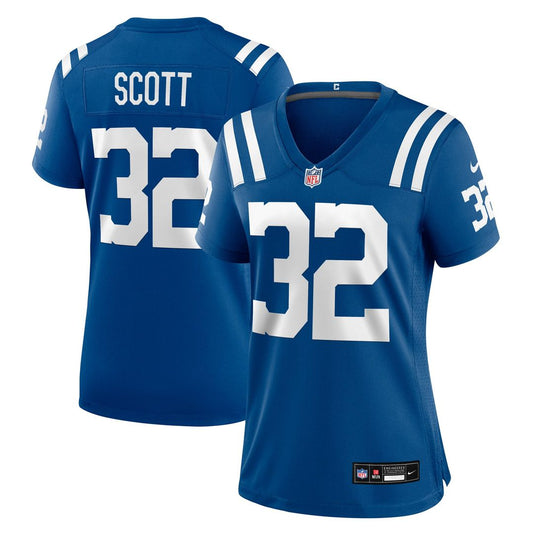 Daniel Scott Indianapolis Colts Women's Team Game Jersey - Royal