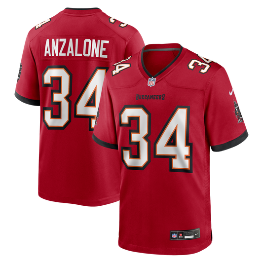 Alex Anzalone Tampa Bay Buccaneers Team Game Jersey - Red