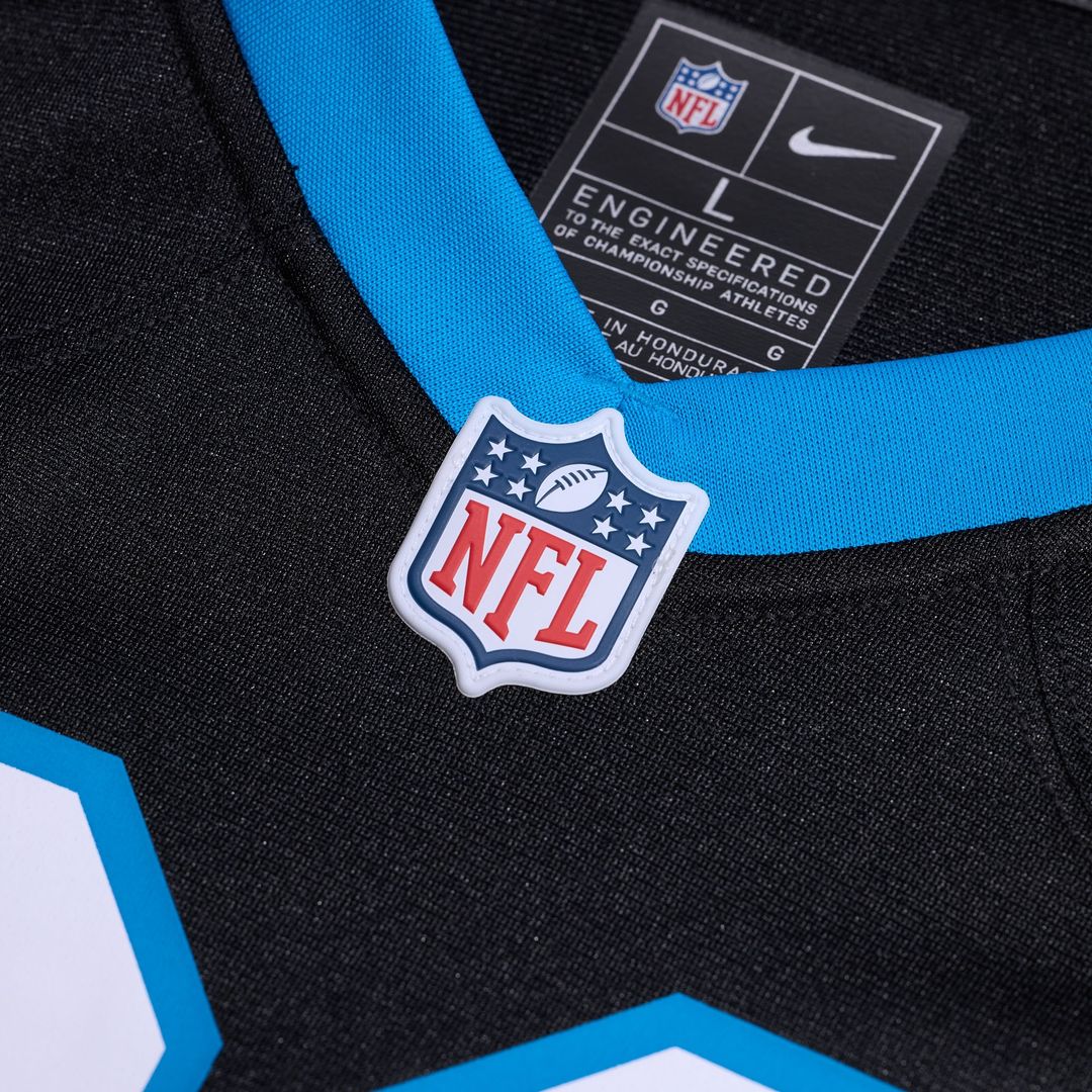 Chuba Hubbard Carolina Panthers Team Game Jersey - Black