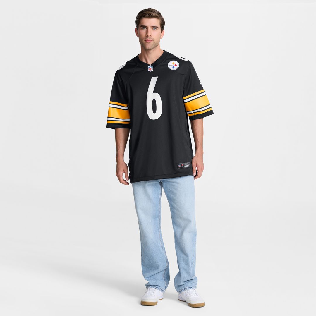Patrick Queen Pittsburgh Steelers Game Jersey - Black