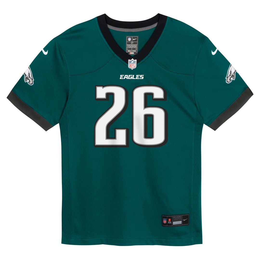 Saquon Barkley Philadelphia Eagles Toddler Game Jersey - Midnight Green