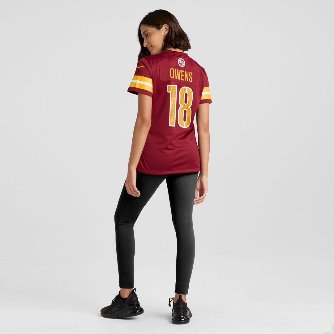 Tyler Owens Washington Commanders Women's Team Game Jersey - Burgundy