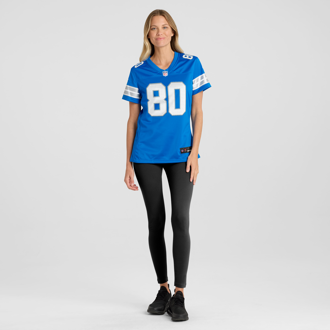 Malik Cunningham Detroit Lions Women's Team Game Jersey - Blue