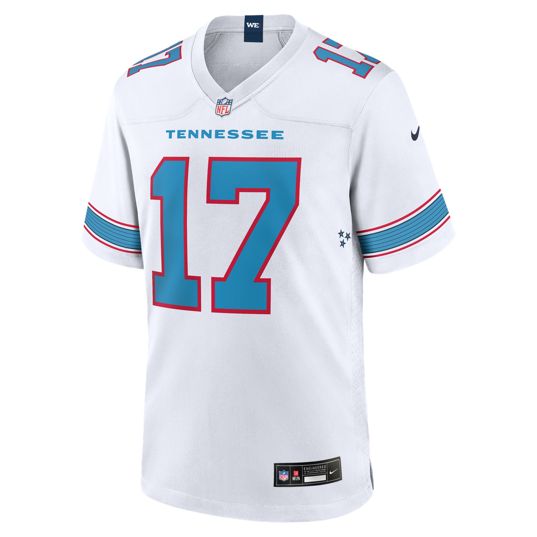 Chimere Dike Tennessee Titans Team Game Jersey - Light Blue