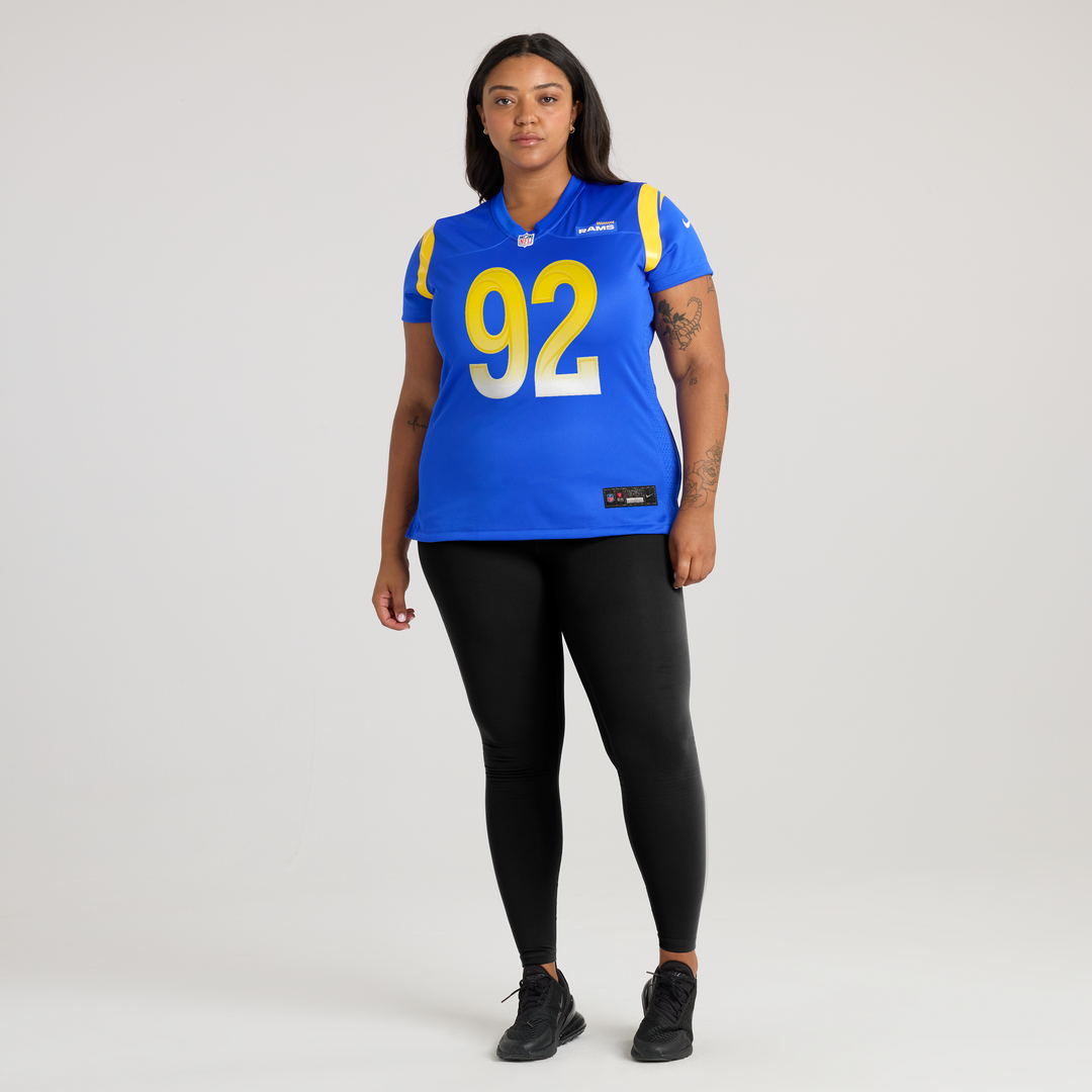 Harrison Mevis Los Angeles Rams Women's Team Game Jersey - Royal
