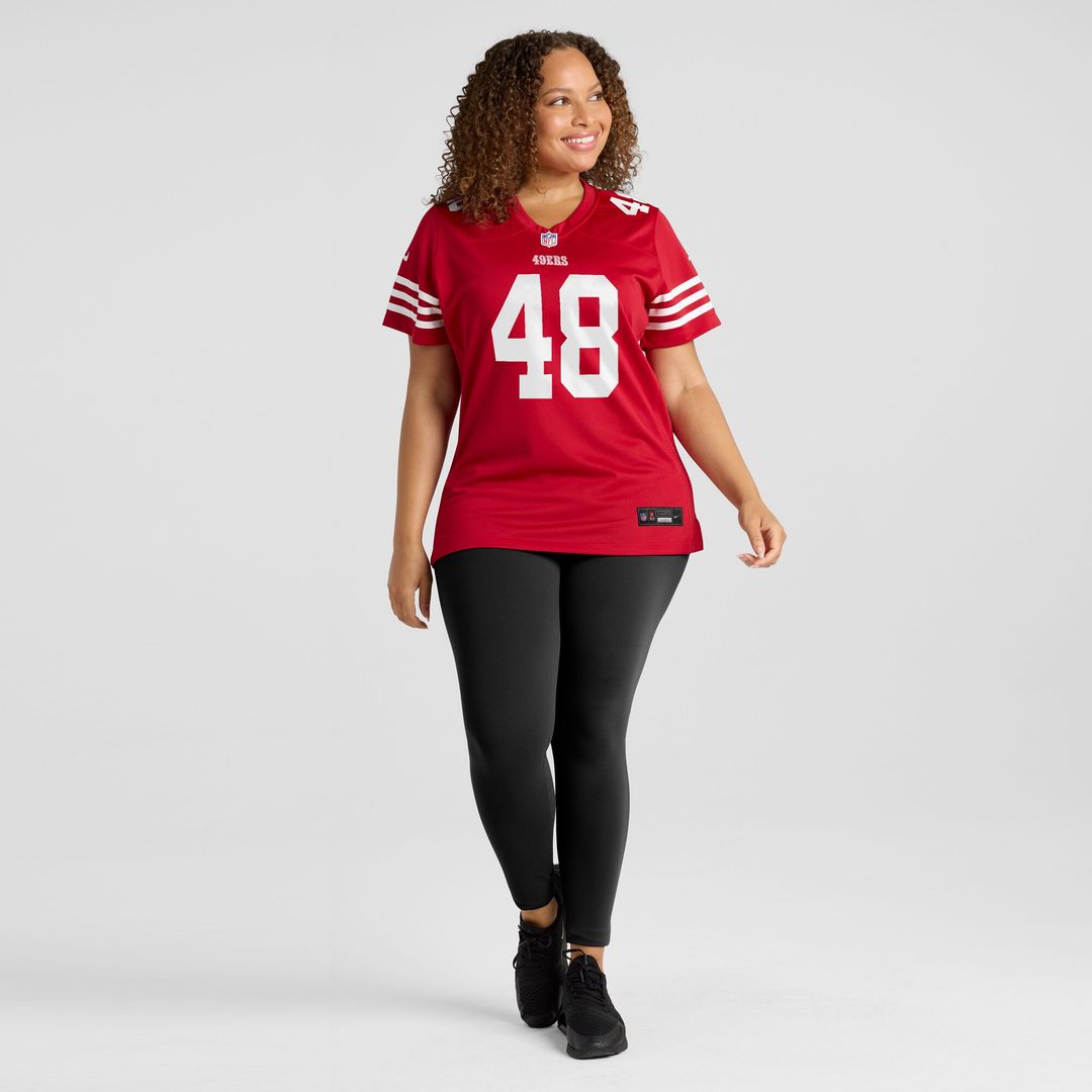 Tatum Bethune San Francisco 49ers Women's Team Game Jersey - Scarlet