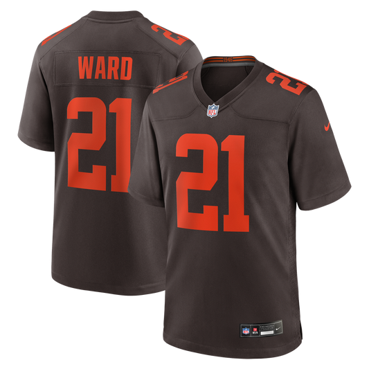 Denzel Ward Cleveland Browns Alpha Dawg Game Jersey - Brown
