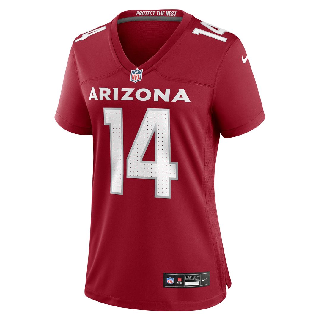 Michael Wilson Arizona Cardinals Women's Team Game Jersey - Cardinal