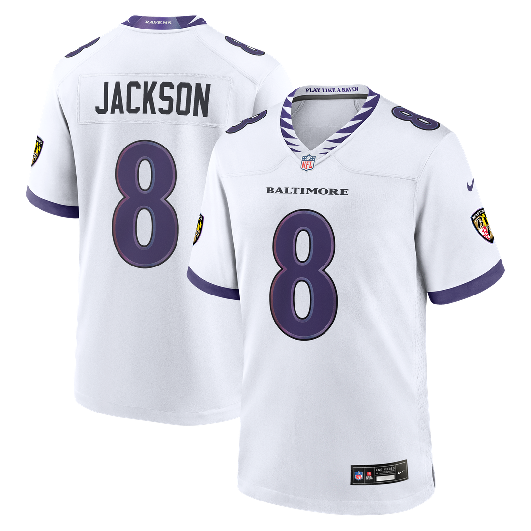 Lamar Jackson Baltimore Ravens Alternate Game Jersey - Black