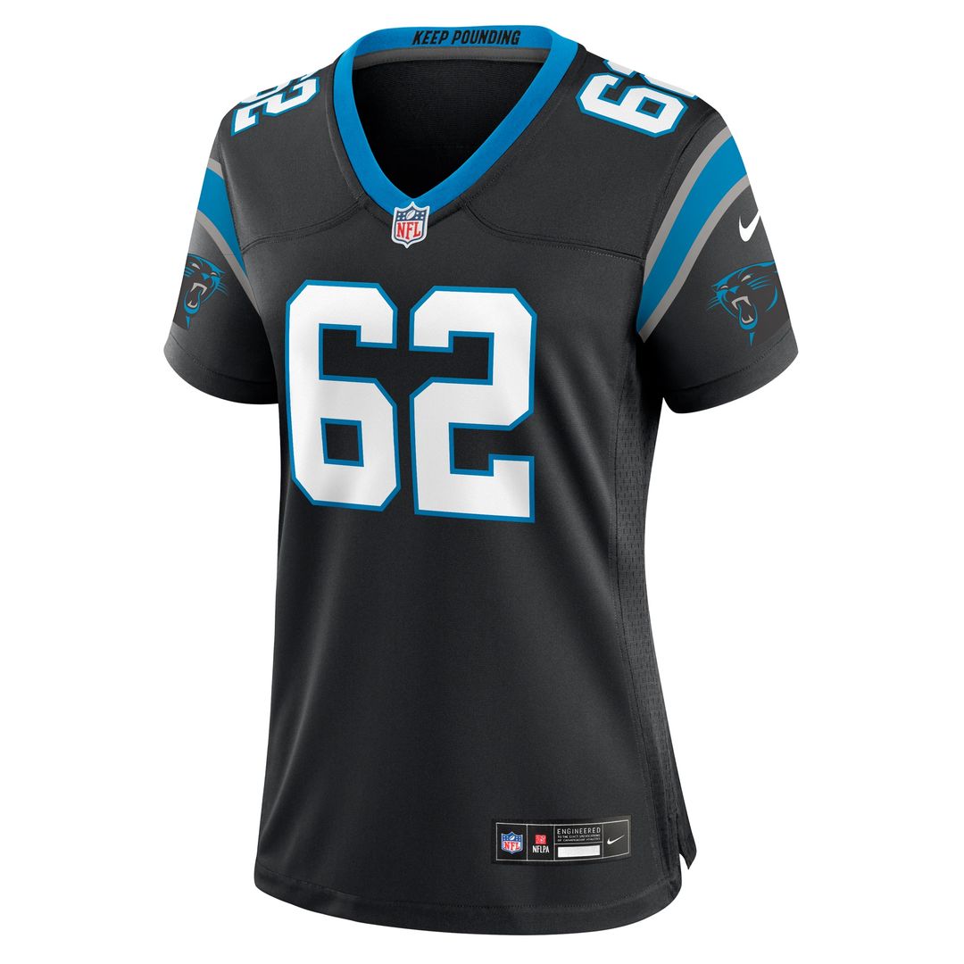 Chandler Zavala Carolina Panthers Women's Game Jersey - Black