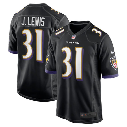Jamal Lewis Baltimore Ravens Retired Player Alternate Game Jersey - Black