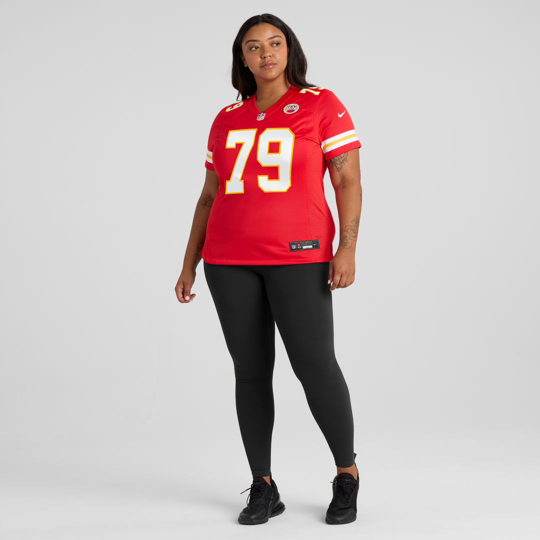 Esa Pole Kansas City Chiefs Women's Team Game Jersey - Red