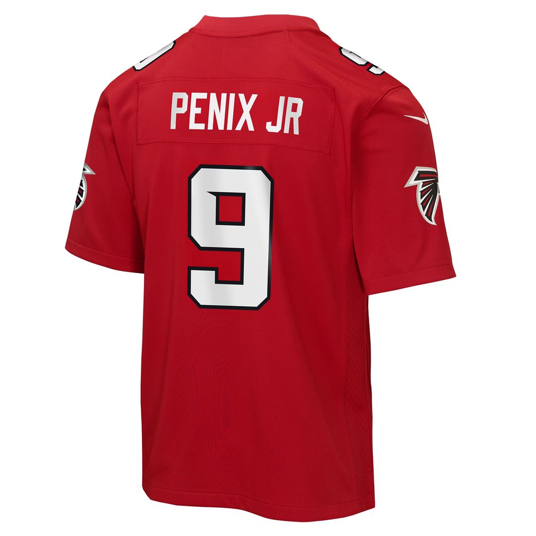 Michael Penix Jr. Atlanta Falcons Youth Game Jersey - Red