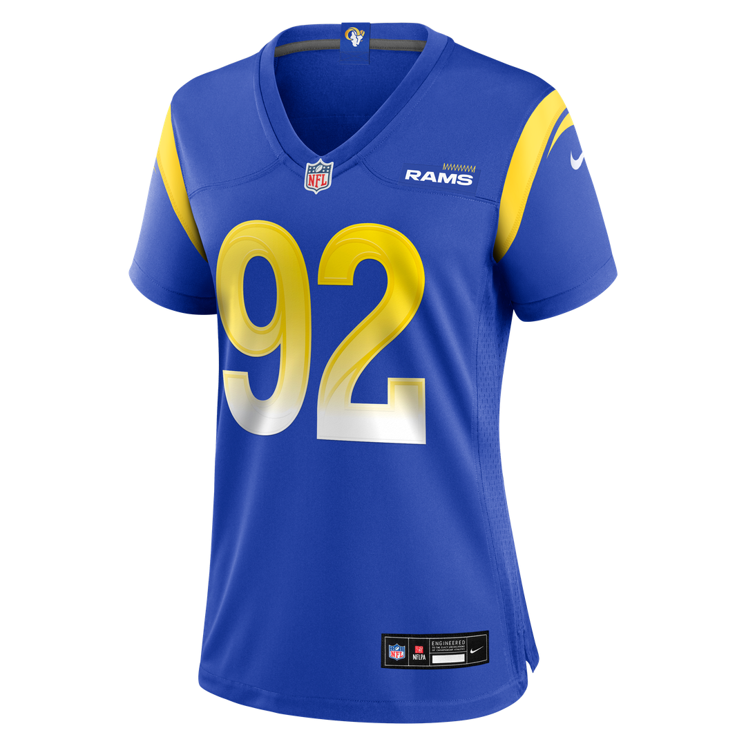 Harrison Mevis Los Angeles Rams Women's Team Game Jersey - Royal