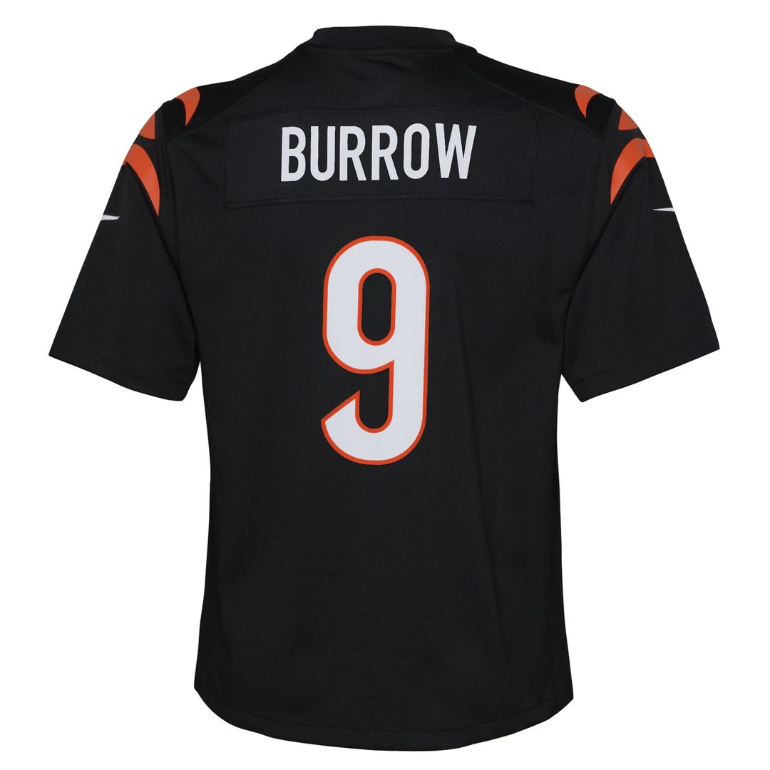 Joe Burrow Cincinnati Bengals Youth Game Jersey - Orange