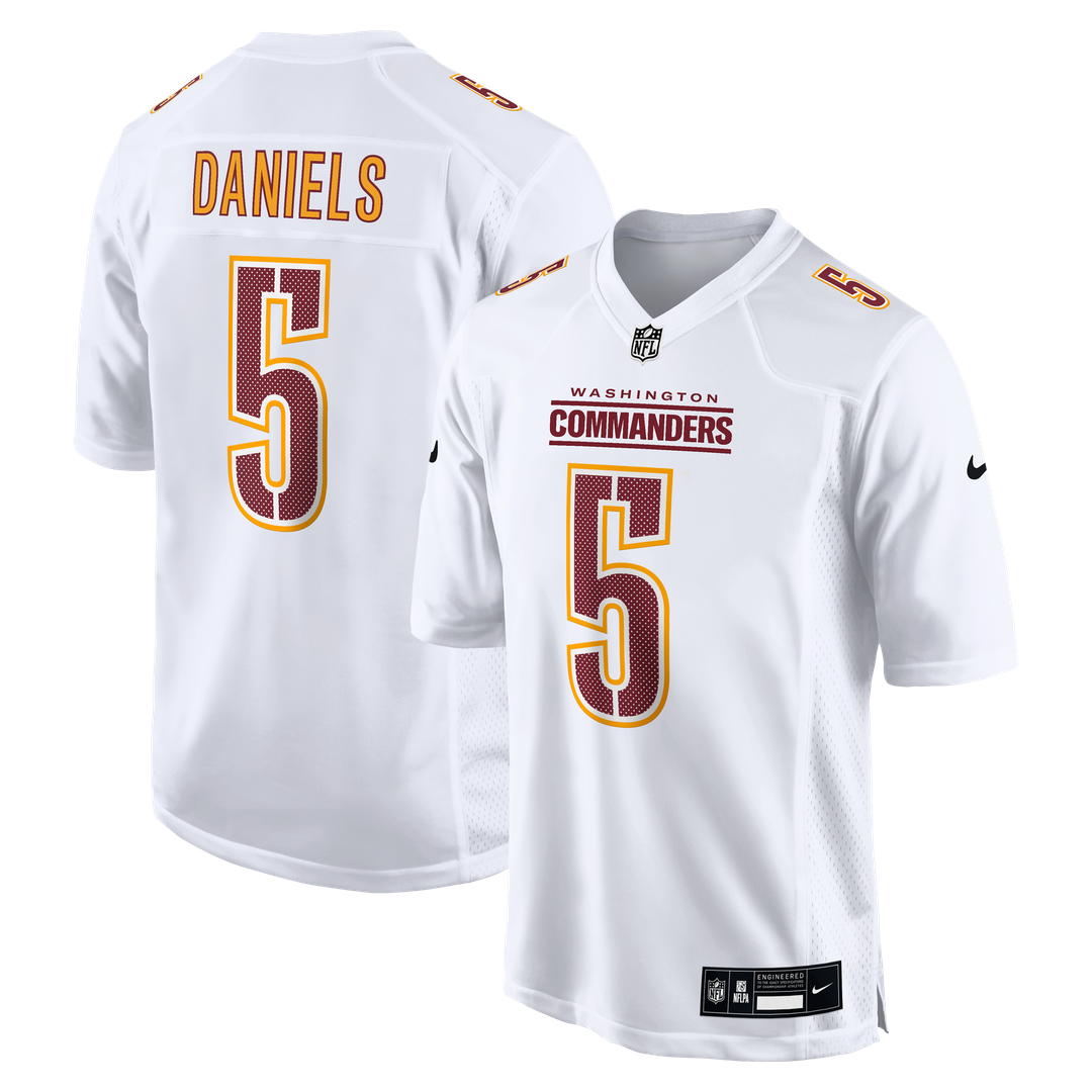 Jayden Daniels Washington Commanders Fashion Jersey - Carbon Black