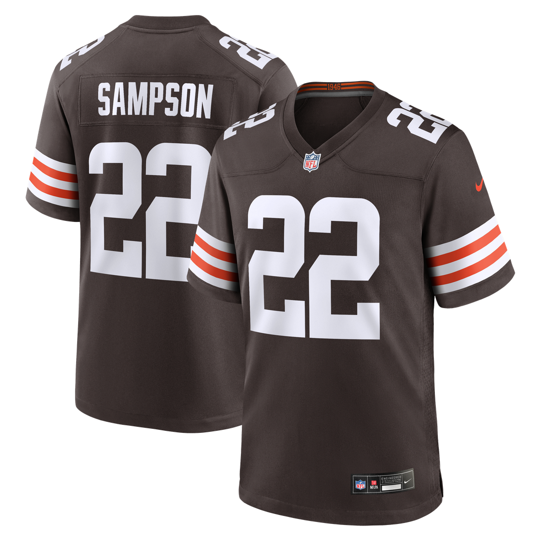 Dylan Sampson Cleveland Browns Team Game Jersey - Brown