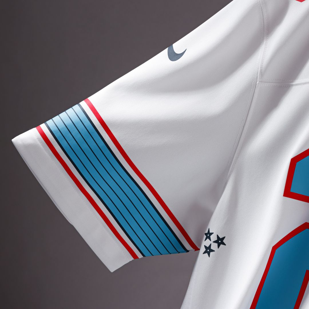 Chimere Dike Tennessee Titans Team Game Jersey - Light Blue