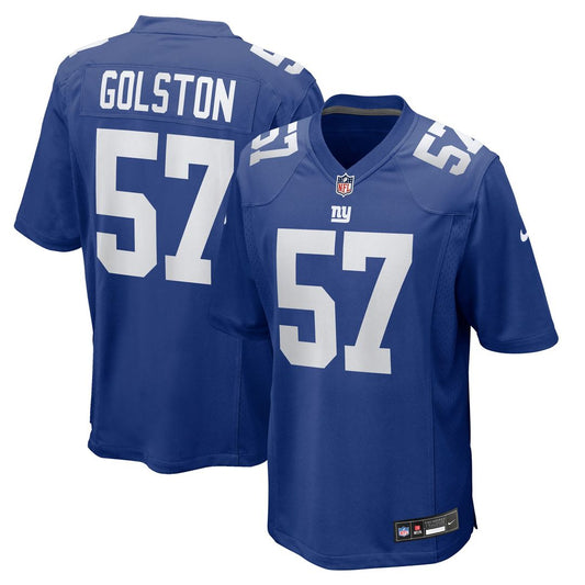 Chauncey Golston New York Giants Team Game Jersey - Royal