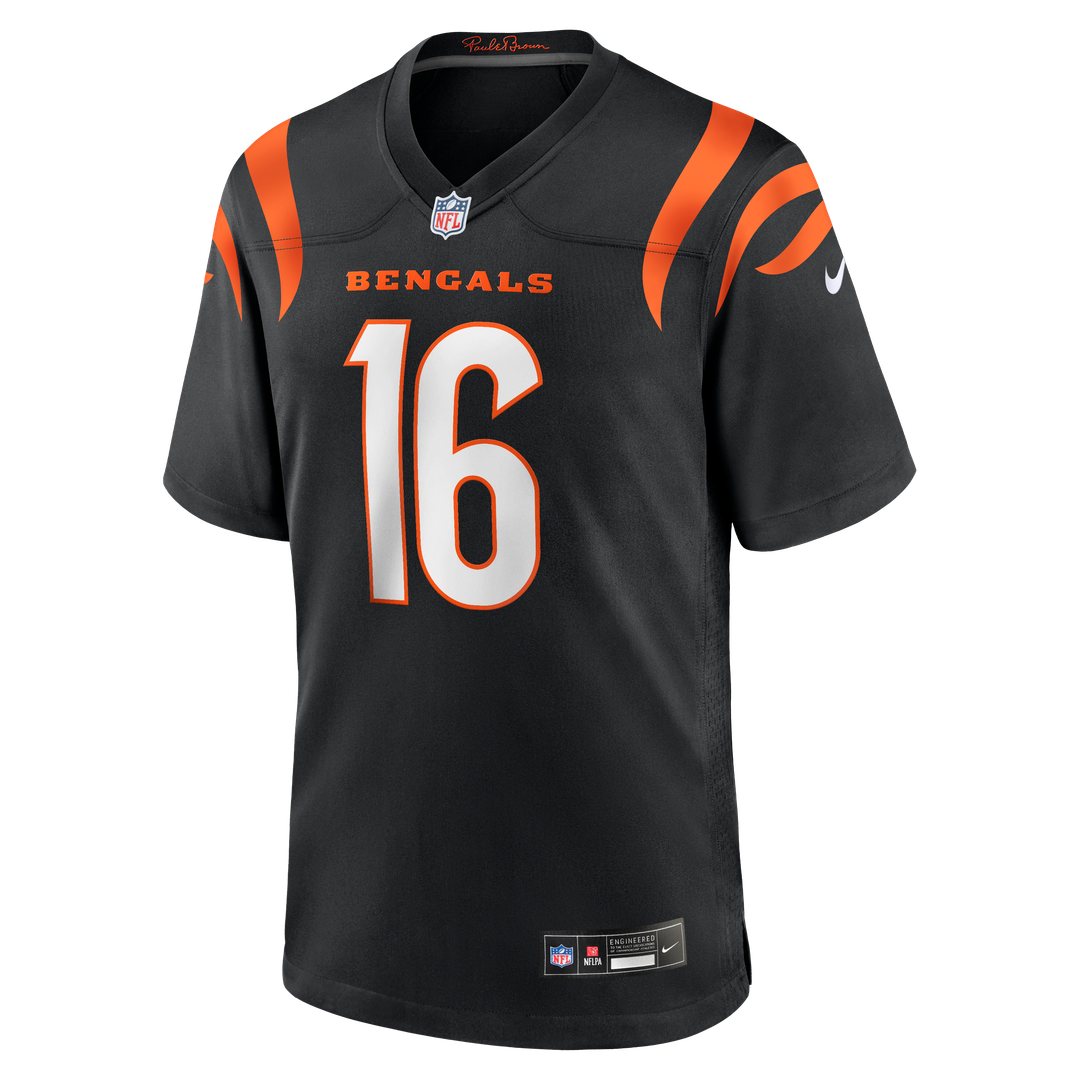 Joe Flacco Cincinnati Bengals Team Game Jersey - Black