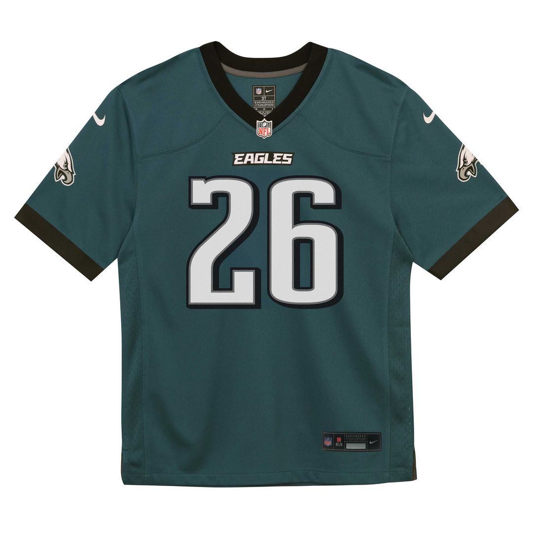 Saquon Barkley Philadelphia Eagles Toddler Team Game Jersey - Midnight Green