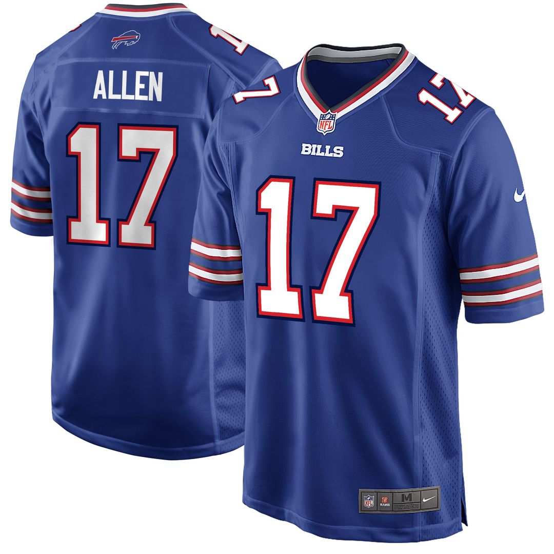 Josh Allen Buffalo Bills Youth Game Jersey - Red