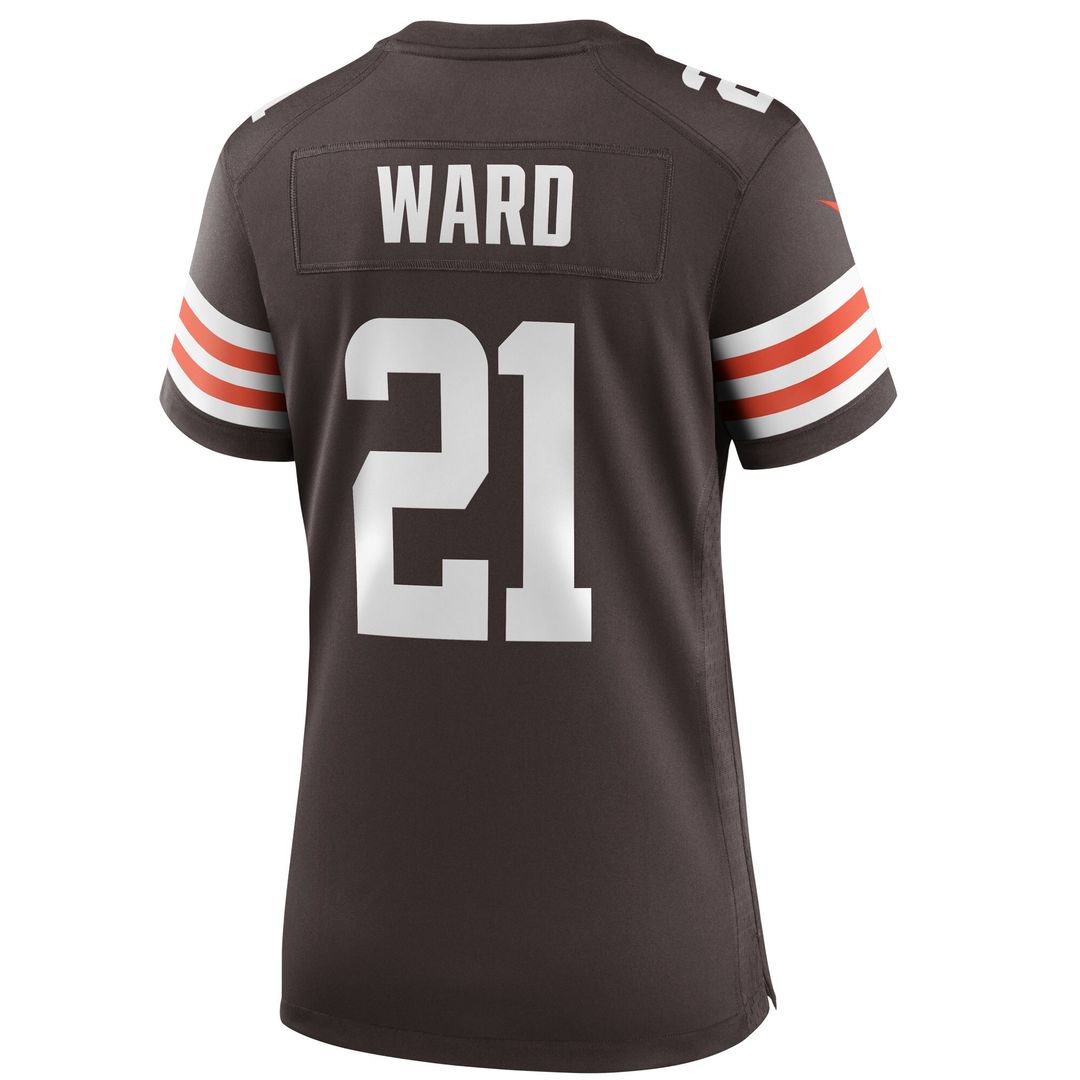 Denzel Ward Cleveland Browns Women's Player Game Jersey - Brown