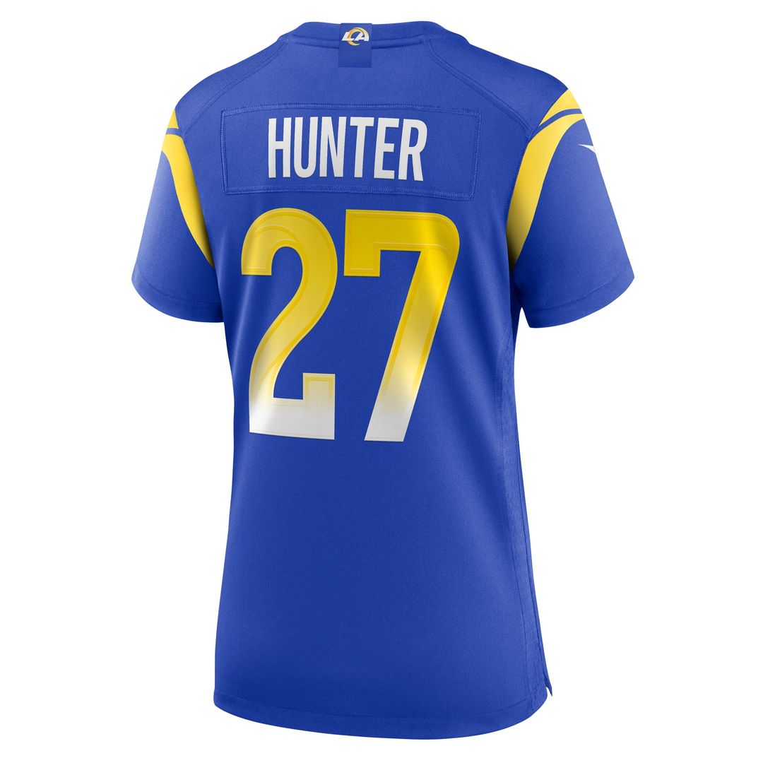 Jarquez Hunter Los Angeles Rams Women's Team Game Jersey - Royal