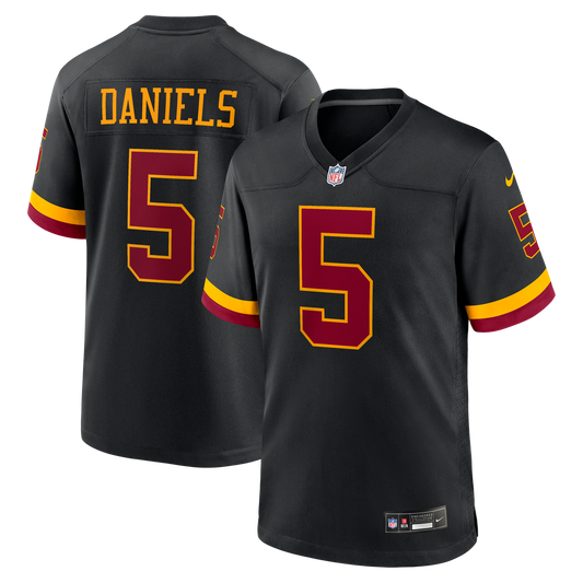 Hail Raiser Jayden Daniels Washington Commanders Alternate Game Jersey - Black