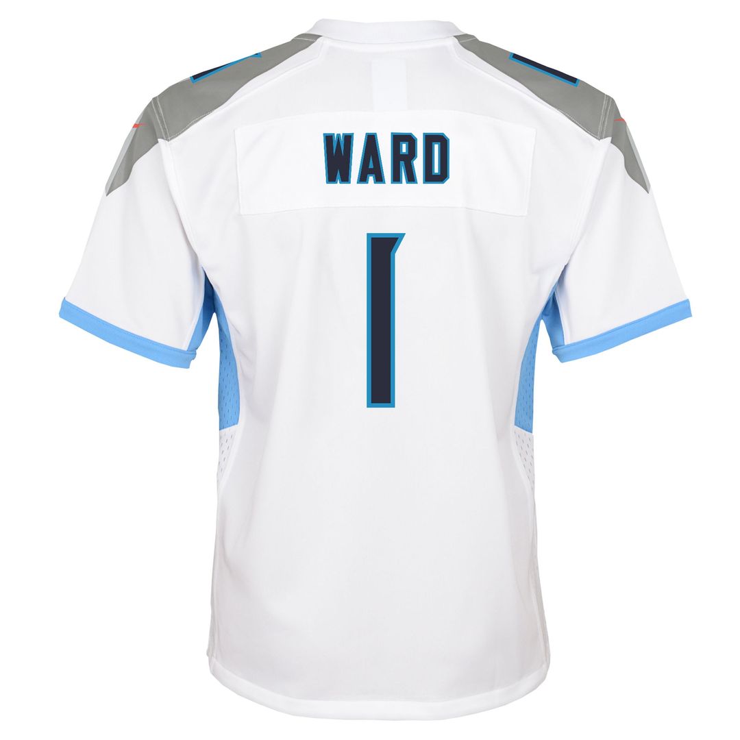 Cameron Ward Tennessee Titans Youth Team Game Jersey - Light Blue