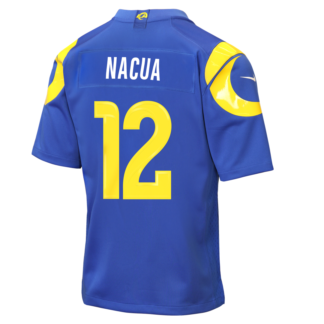Puka Nacua Los Angeles Rams Youth Game Jersey - Royal