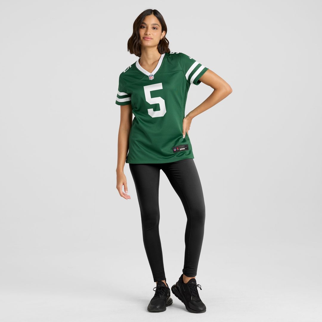 Garrett Wilson New York Jets Women's Alternate Game Jersey - Legacy Black