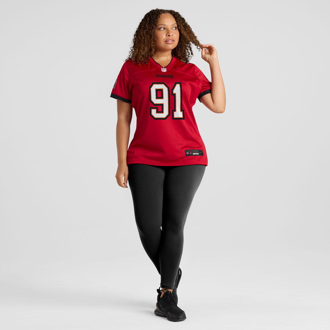 A'Shawn Robinson Tampa Bay Buccaneers Women's Team Game Jersey - Red