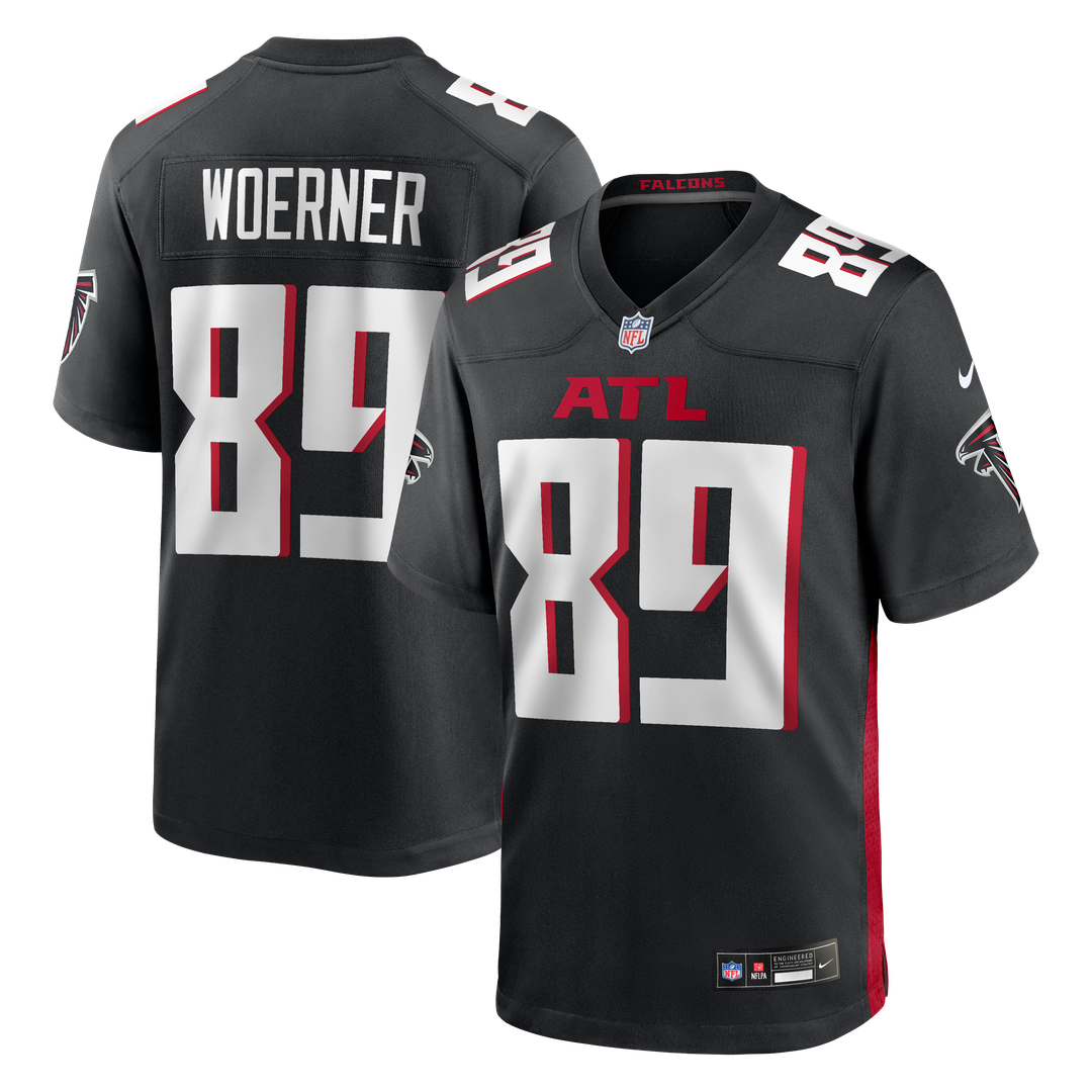 Charlie Woerner Atlanta Falcons Game Jersey - Black