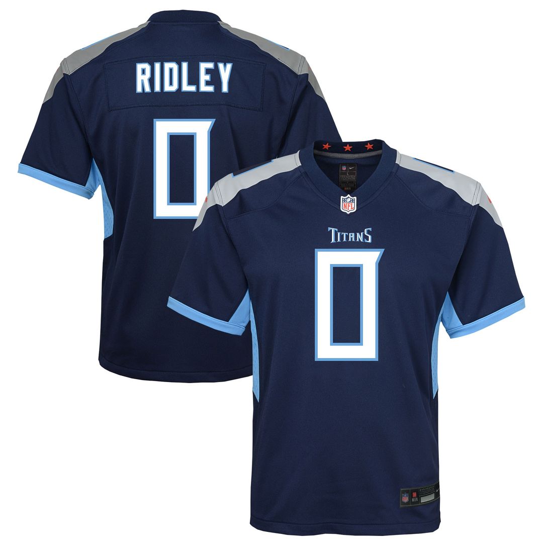 Calvin Ridley Tennessee Titans Youth Game Jersey - Light Blue